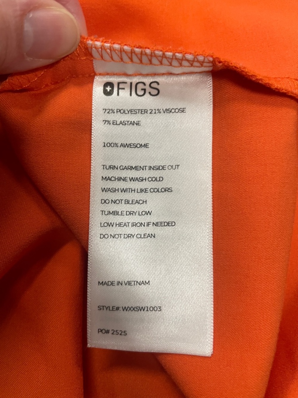 Figs size small Rafaela scrub top - Picture 7 of 7